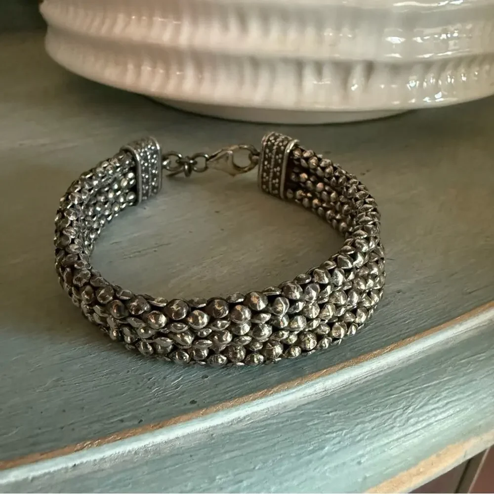 Silpada 925 Sterling Silver Multi Chain Bracelet